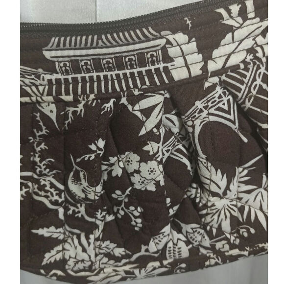 Vera Bradley Saddle Up Crossbody Imperial Tile Bag Brown Small - Picture 3 of 5